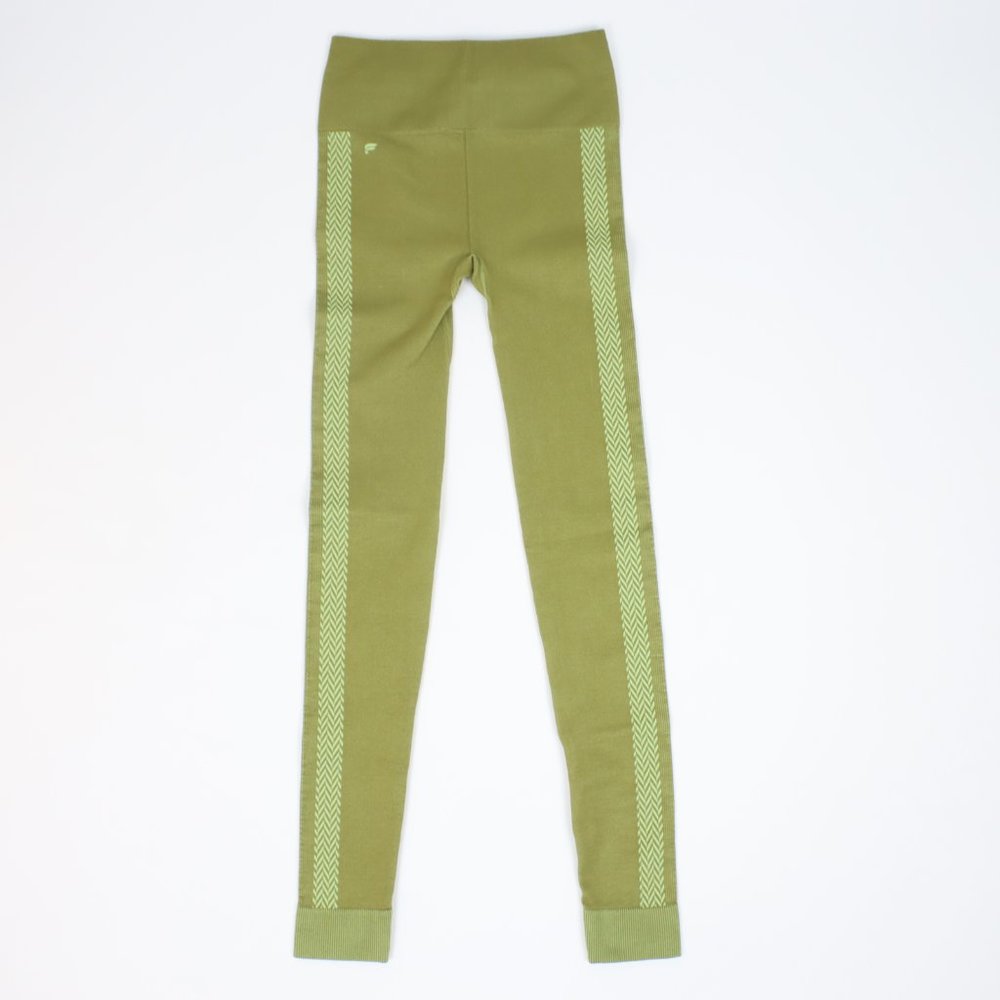 Fabletics Womens XS High-Waisted Seamless Check Colorblock Leggings - Picture 3 of 5